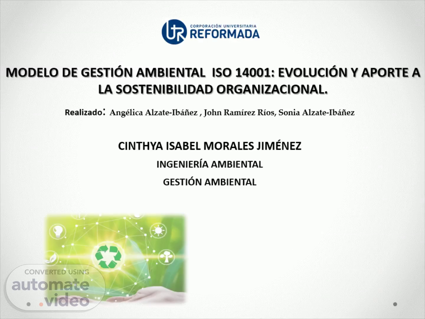 DIAPOSITIVAS DE GESTION AMBIENTAL 